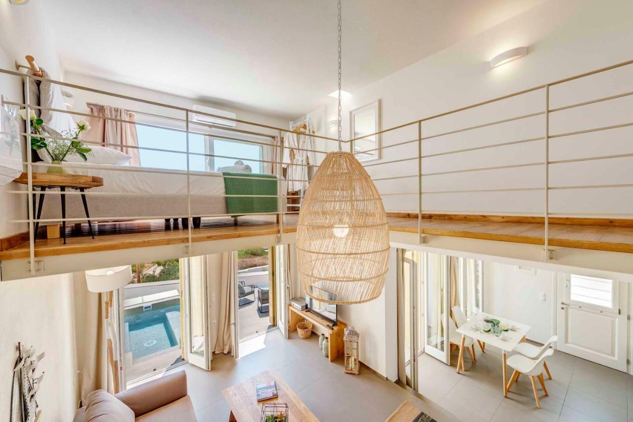 Villa Alba In Syros With Private Jacuzzi Αζόλιμνος Εξωτερικό φωτογραφία