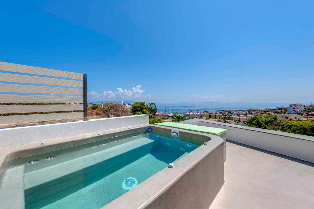 Villa Alba In Syros With Private Jacuzzi Αζόλιμνος Εξωτερικό φωτογραφία