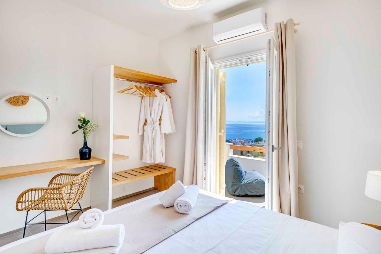 Villa Alba In Syros With Private Jacuzzi Αζόλιμνος Εξωτερικό φωτογραφία