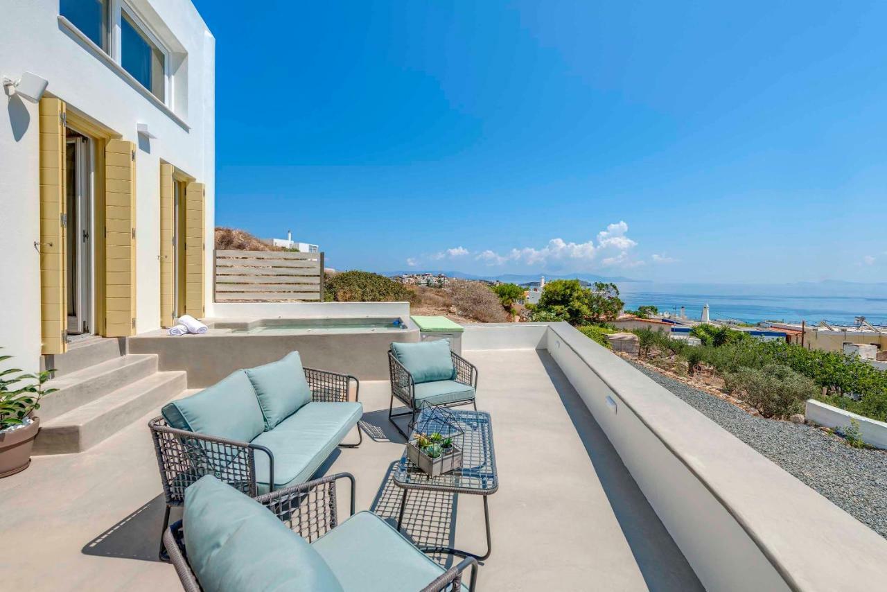 Villa Alba In Syros With Private Jacuzzi Αζόλιμνος Εξωτερικό φωτογραφία