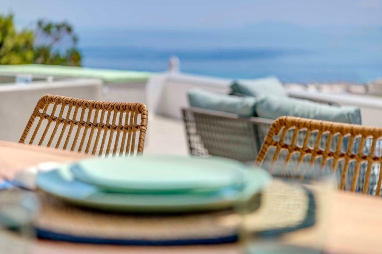 Villa Alba In Syros With Private Jacuzzi Αζόλιμνος Εξωτερικό φωτογραφία